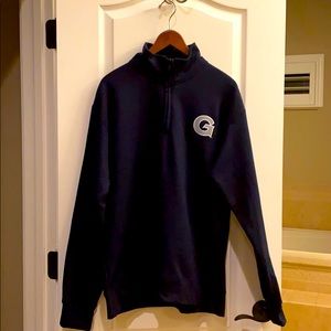 NWT!!! Georgetown Authenic quarter zip pullover